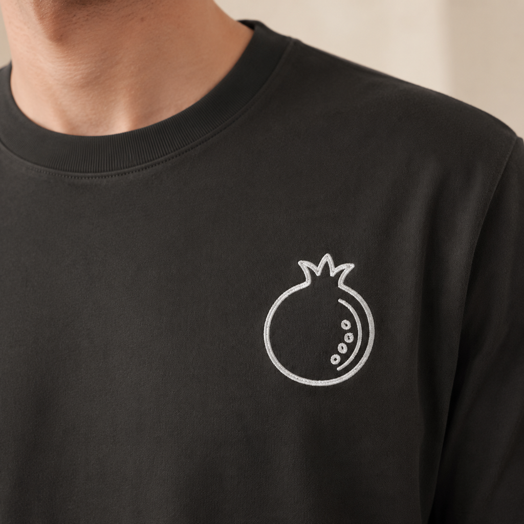 The Pomegranate — Embroidered Tee