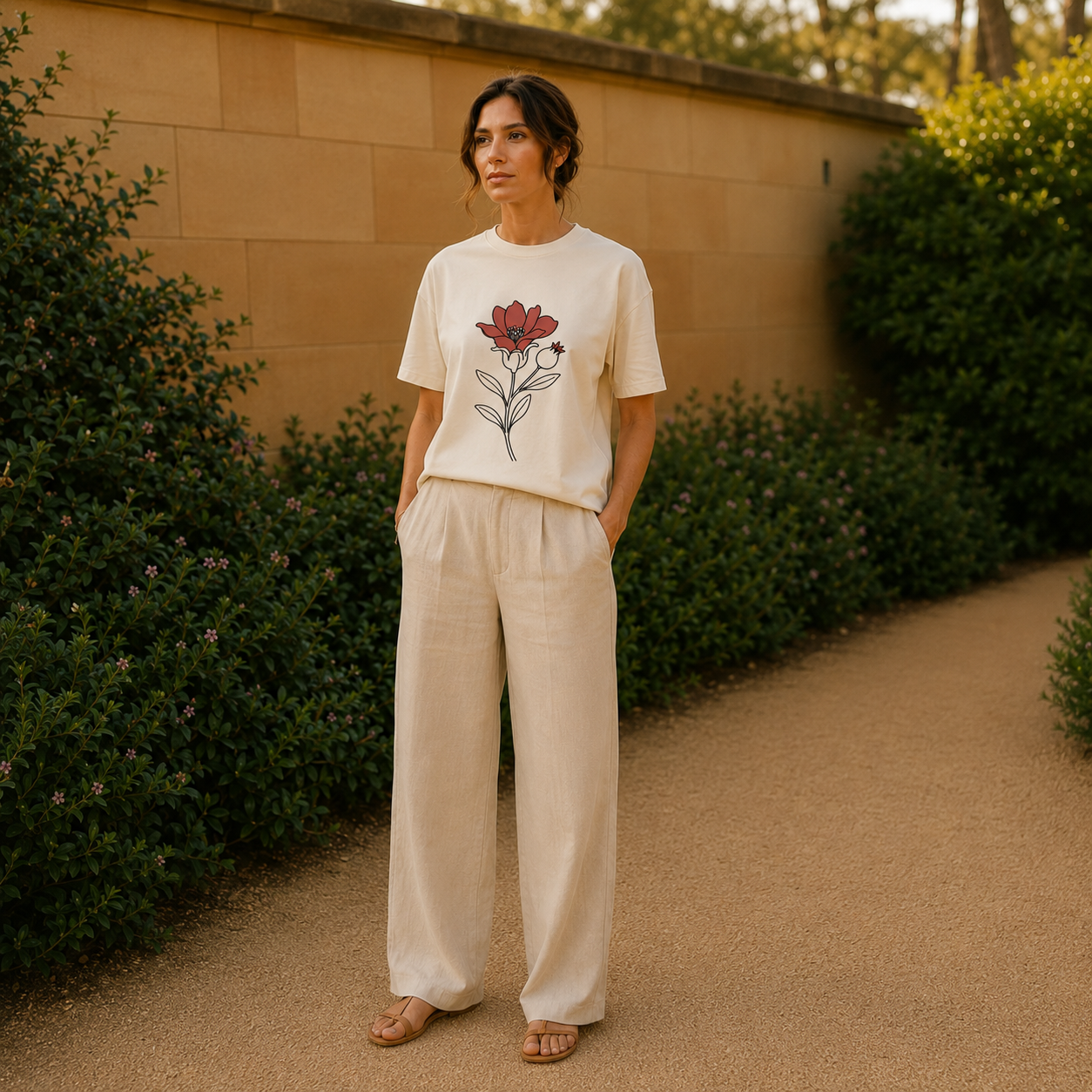 Pomegranate Flower (Rimon) Tee