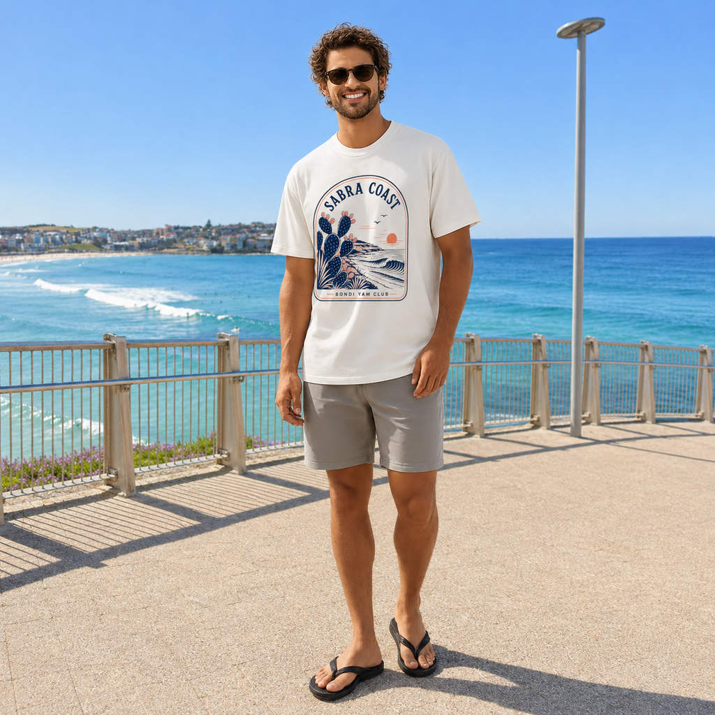Sabra Coast Tee – Bondi Yam Club