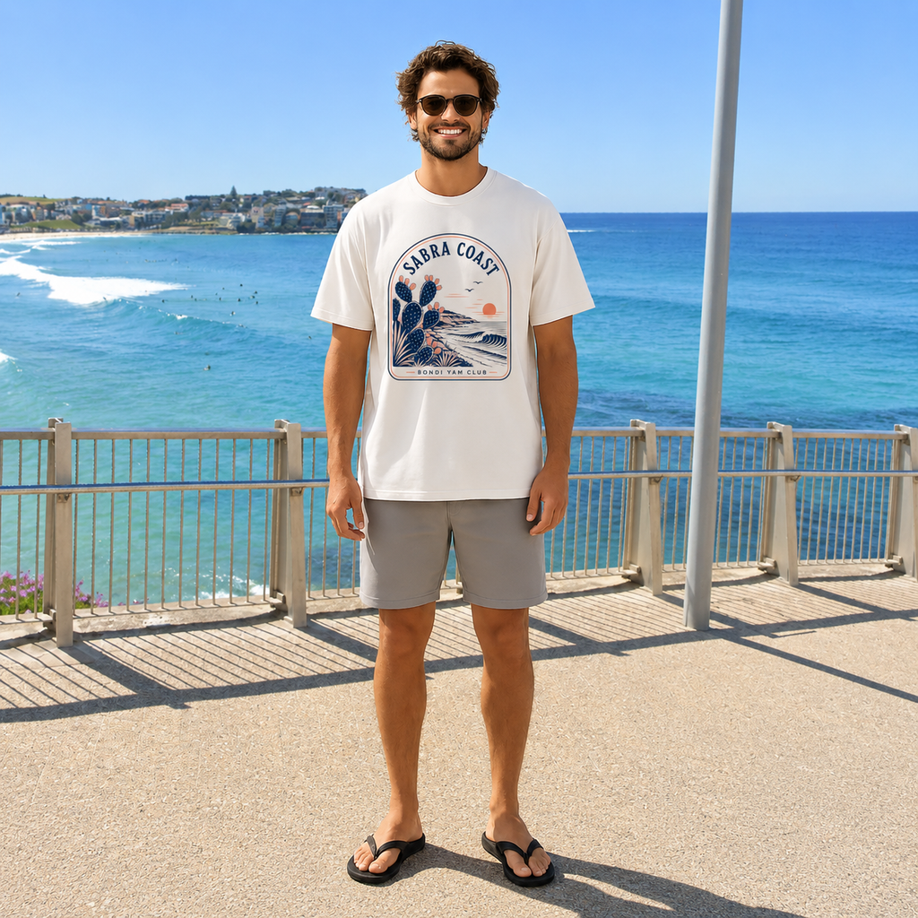 Sabra Coast Tee – Bondi Yam Club
