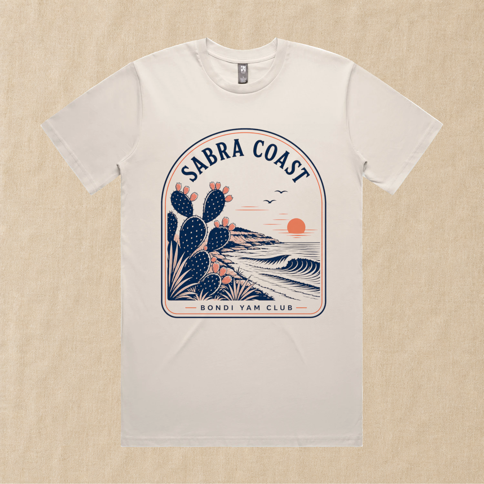 Sabra Coast Tee – Bondi Yam Club