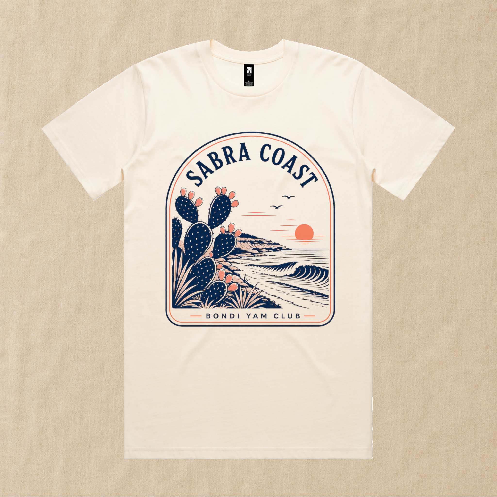 Sabra Coast Tee – Bondi Yam Club