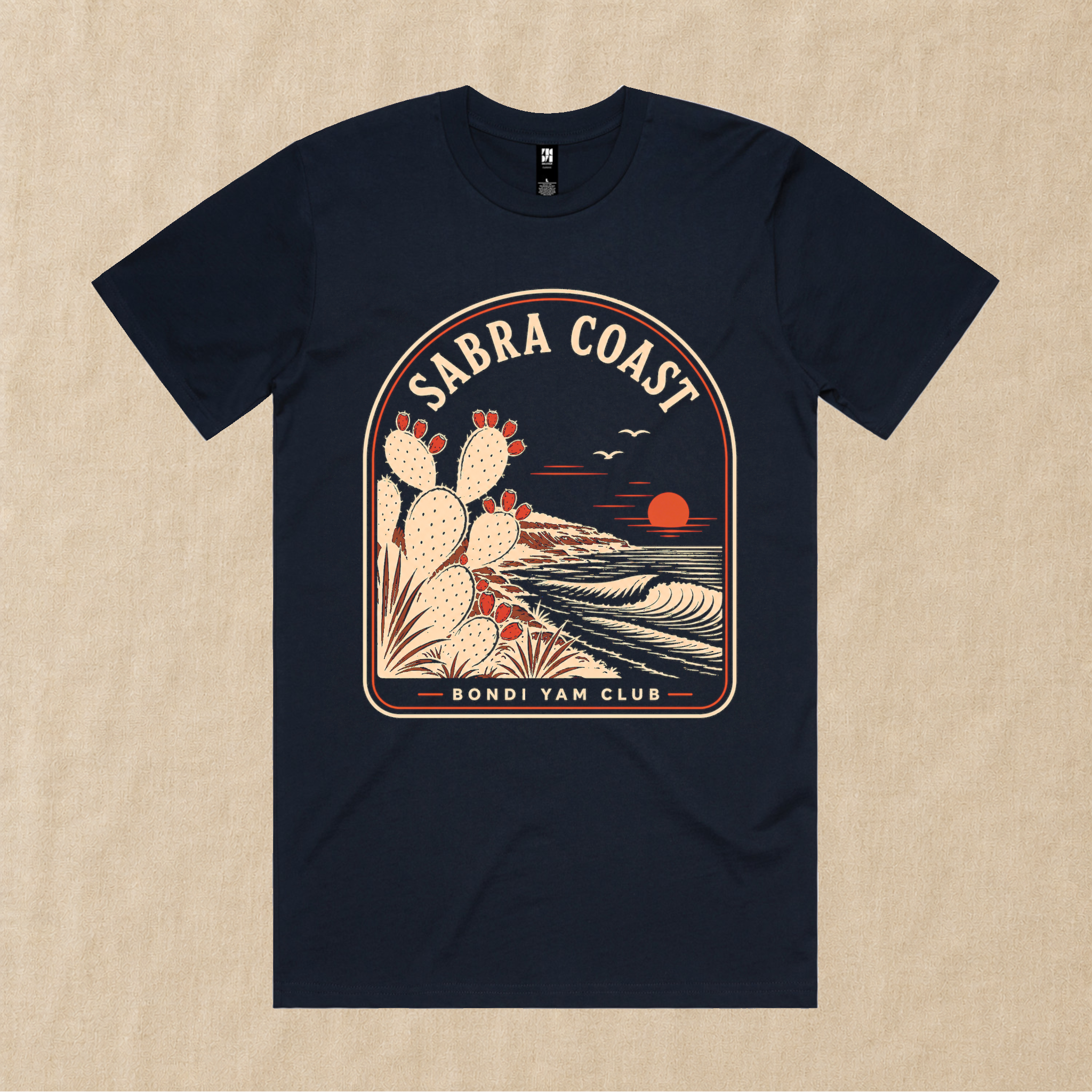 Sabra Coast Tee – Bondi Yam Club