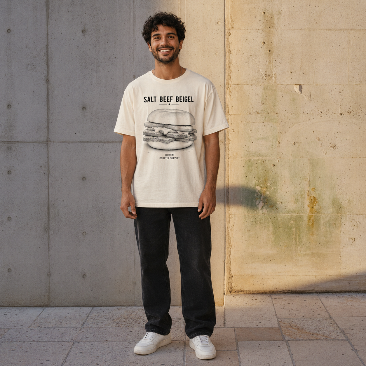 Salt Beef Beigel — London Tee – Counter Supply