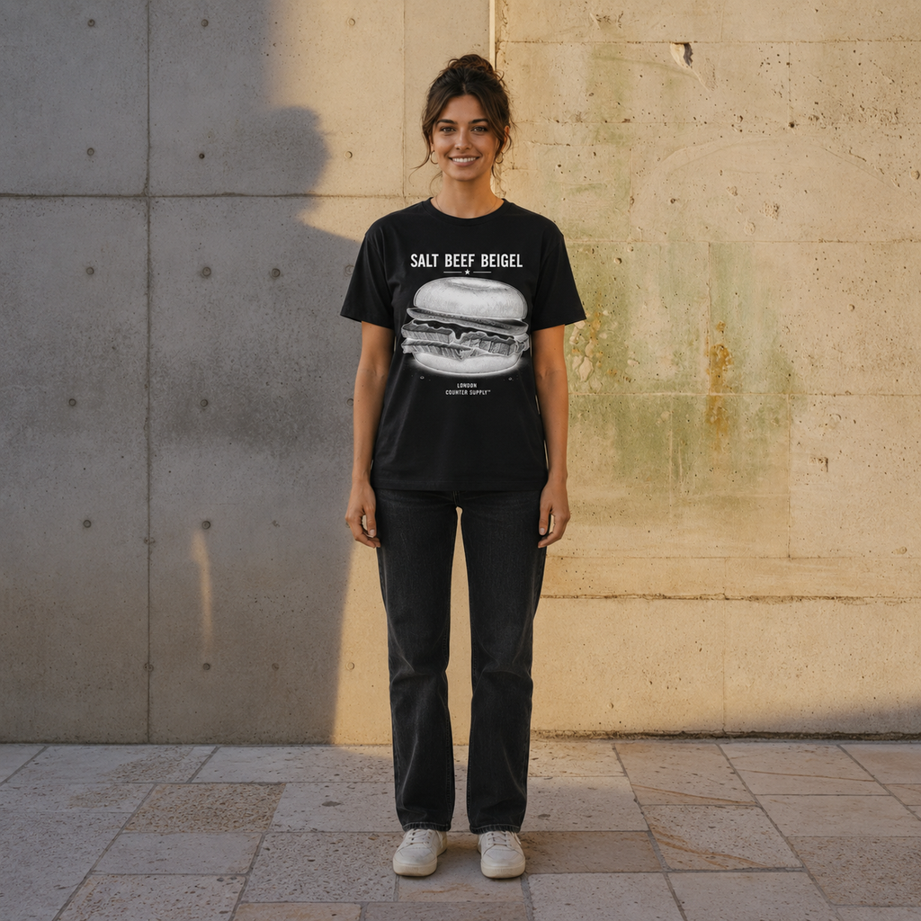 Salt Beef Beigel — London Tee – Counter Supply