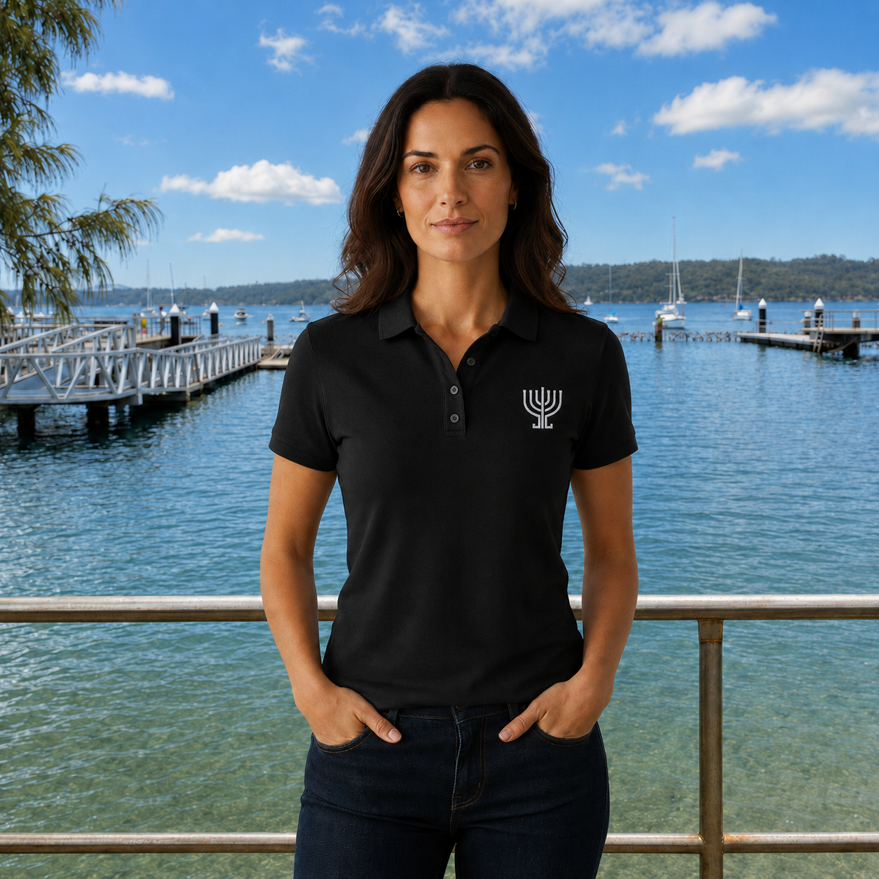 The Seven Branches — Embroidered Polo