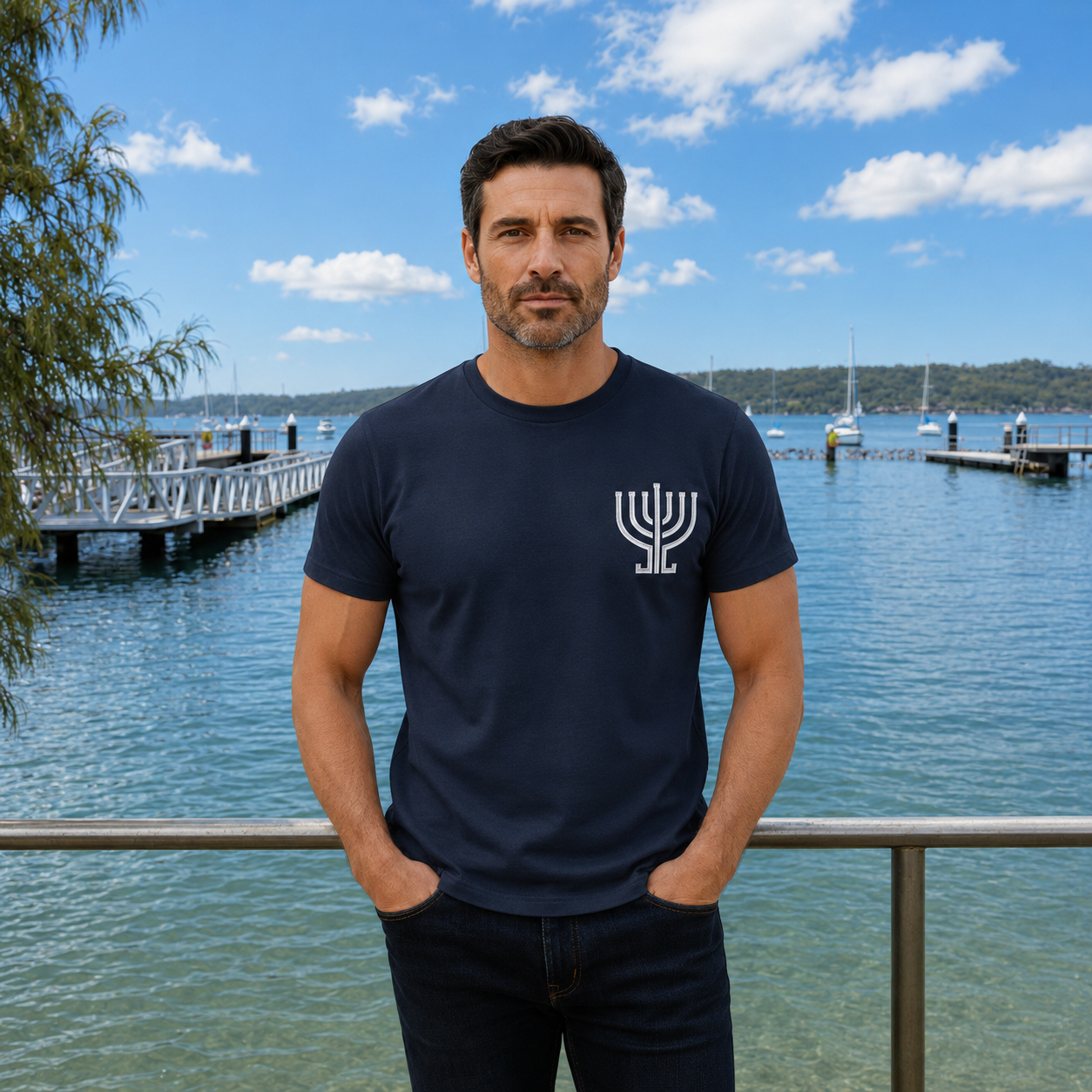 The Seven Branches — Embroidered Tee