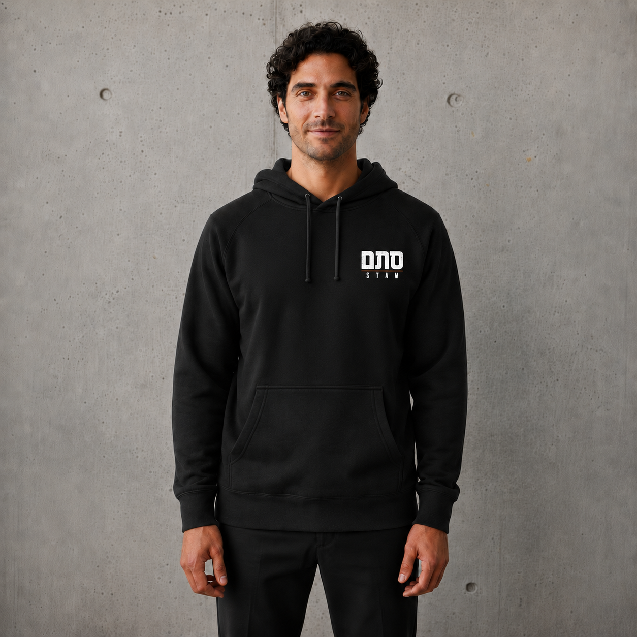 No Translation Back Print Hoodie — אין תרגום