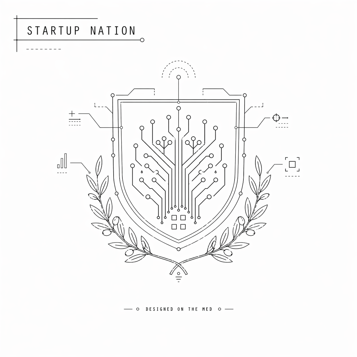 Startup Nation Crest Tee
