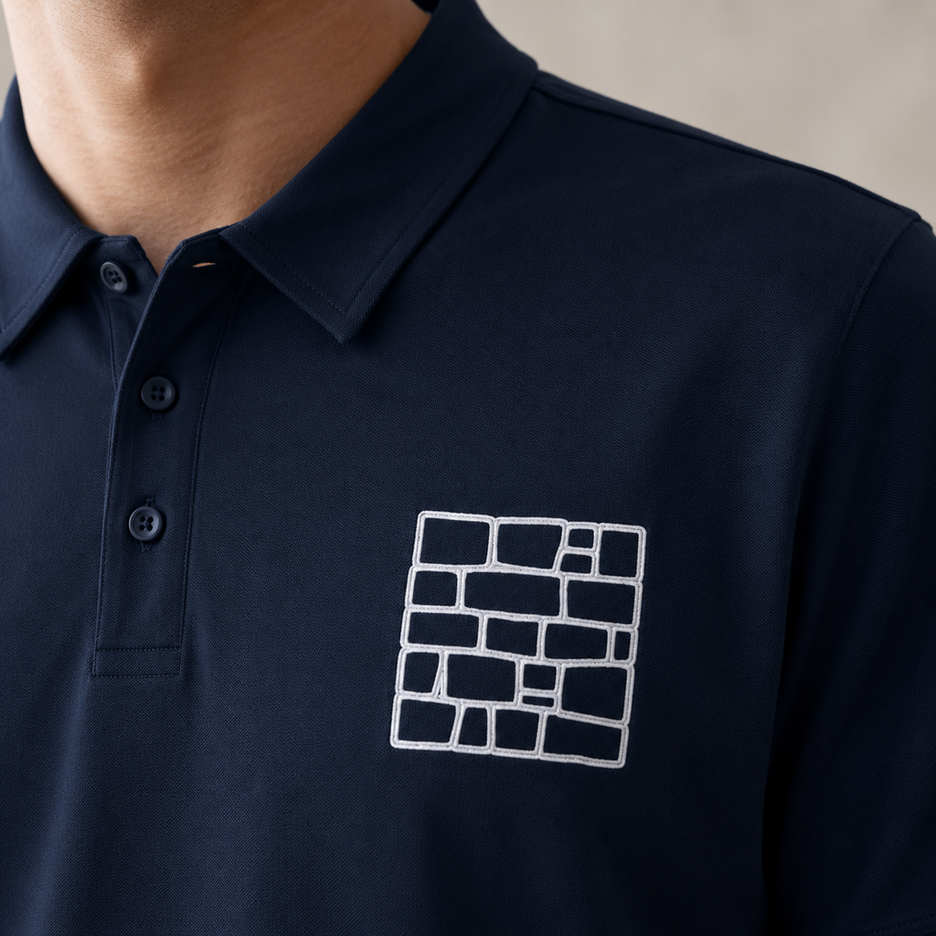 The Stone Mark — Embroidered Polo