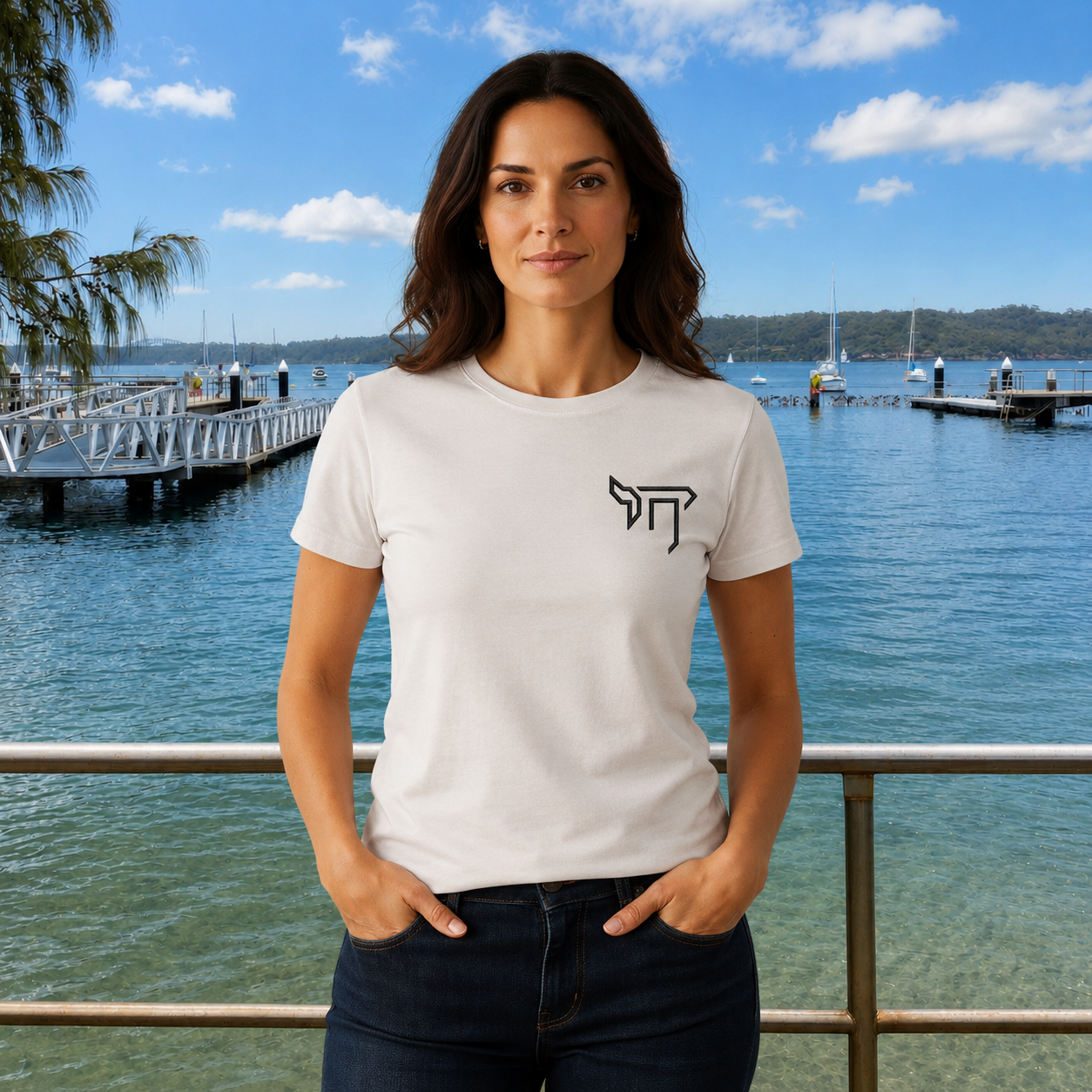 The Chai Mark — Embroidered Tee