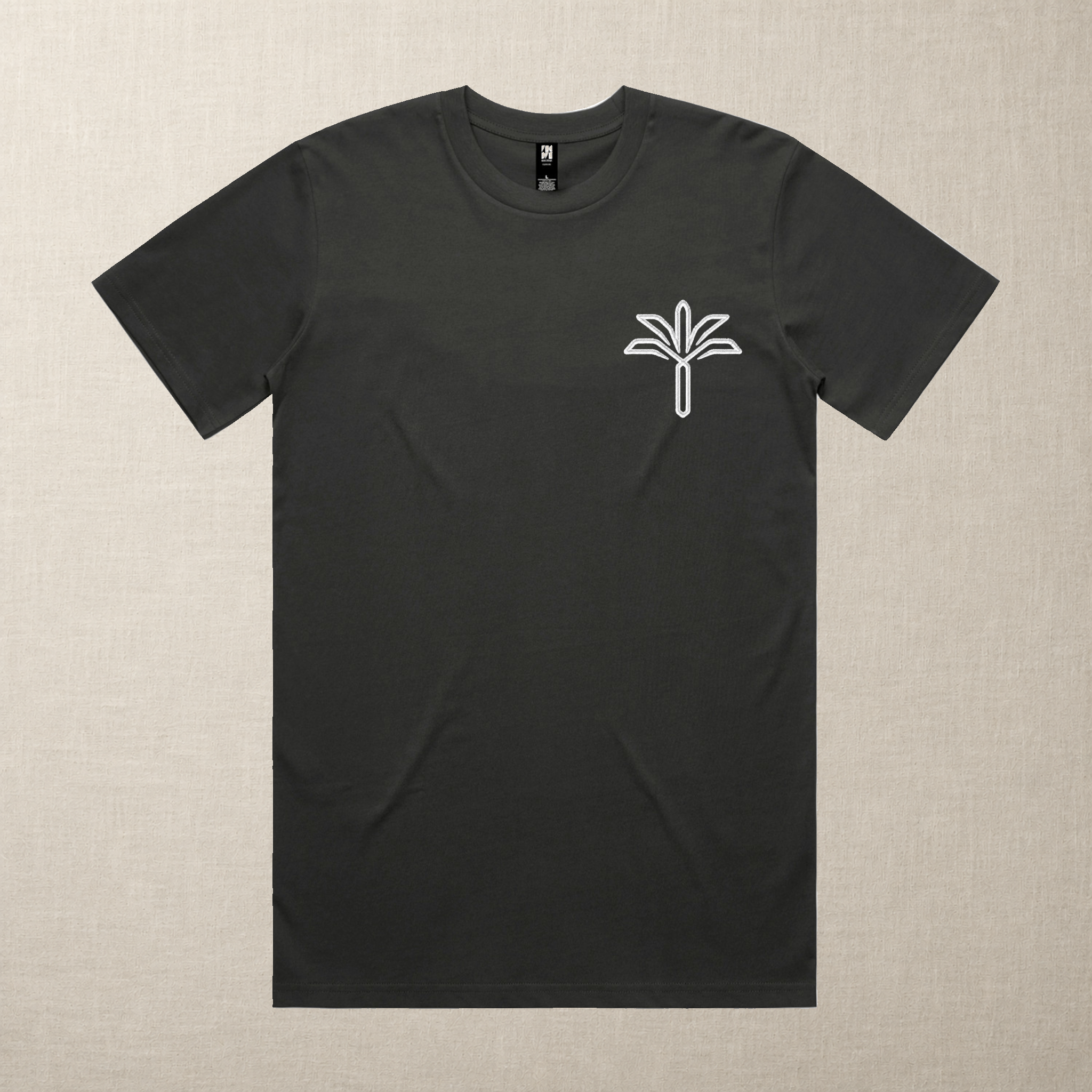 The Date Palm Mark — Embroidered Tee
