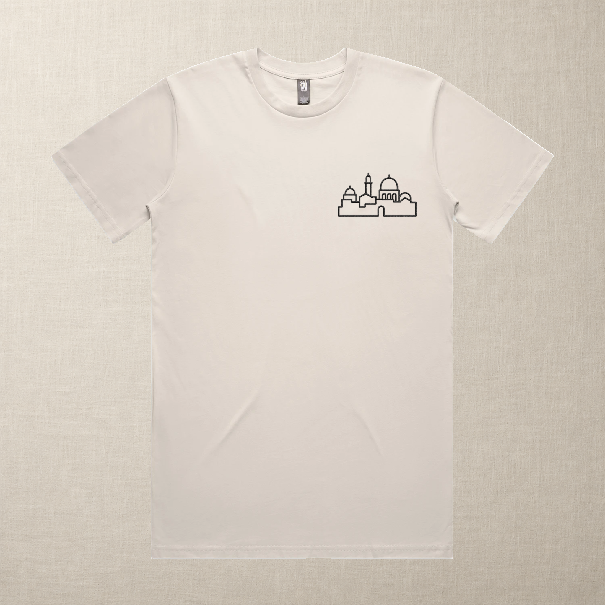 The Jerusalem Line — Embroidered Tee