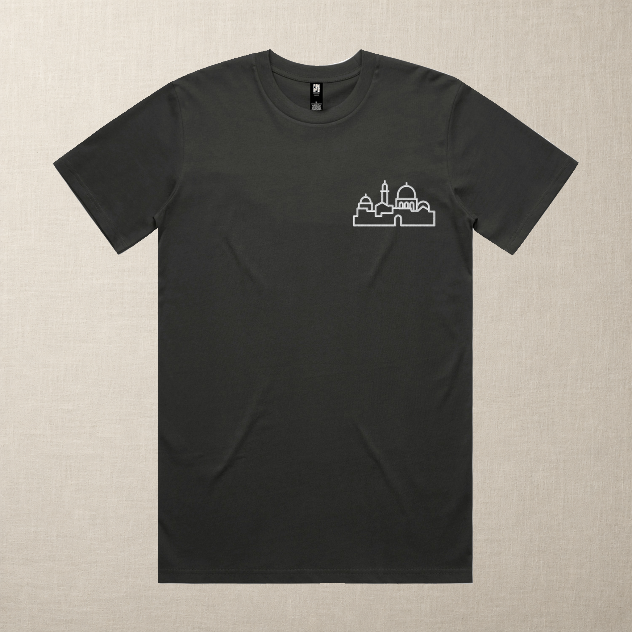 The Jerusalem Line — Embroidered Tee