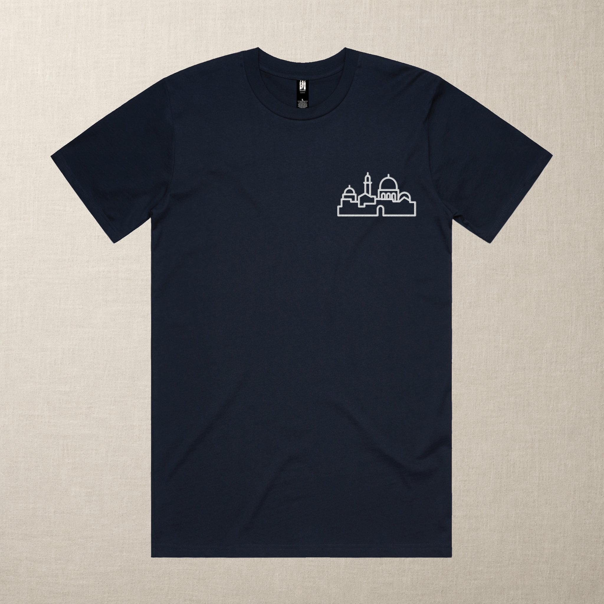 The Jerusalem Line — Embroidered Tee