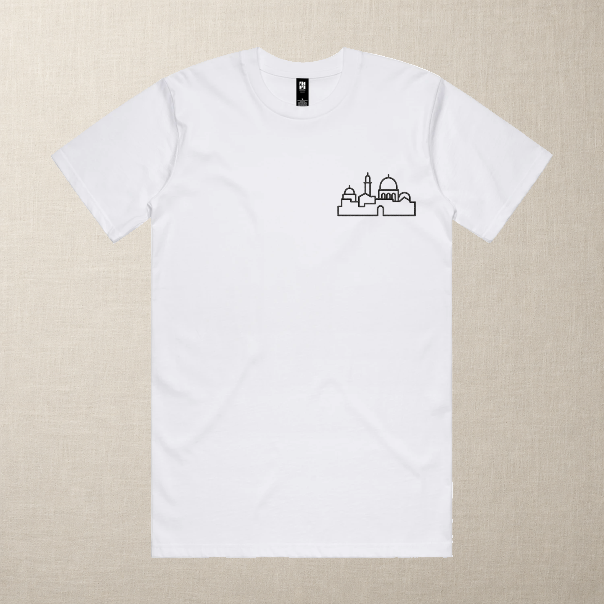 The Jerusalem Line — Embroidered Tee