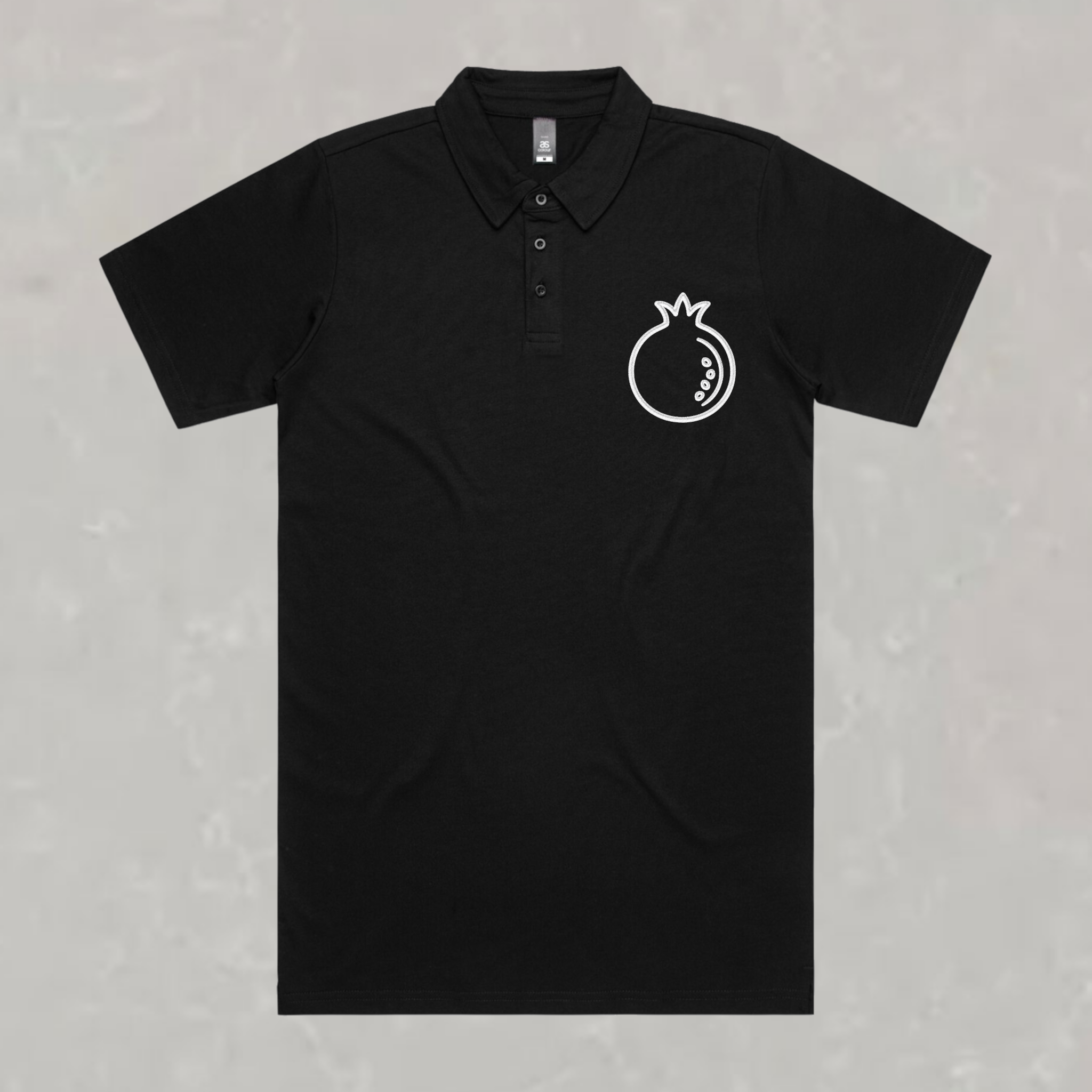 The Pomegranate — Embroidered Polo