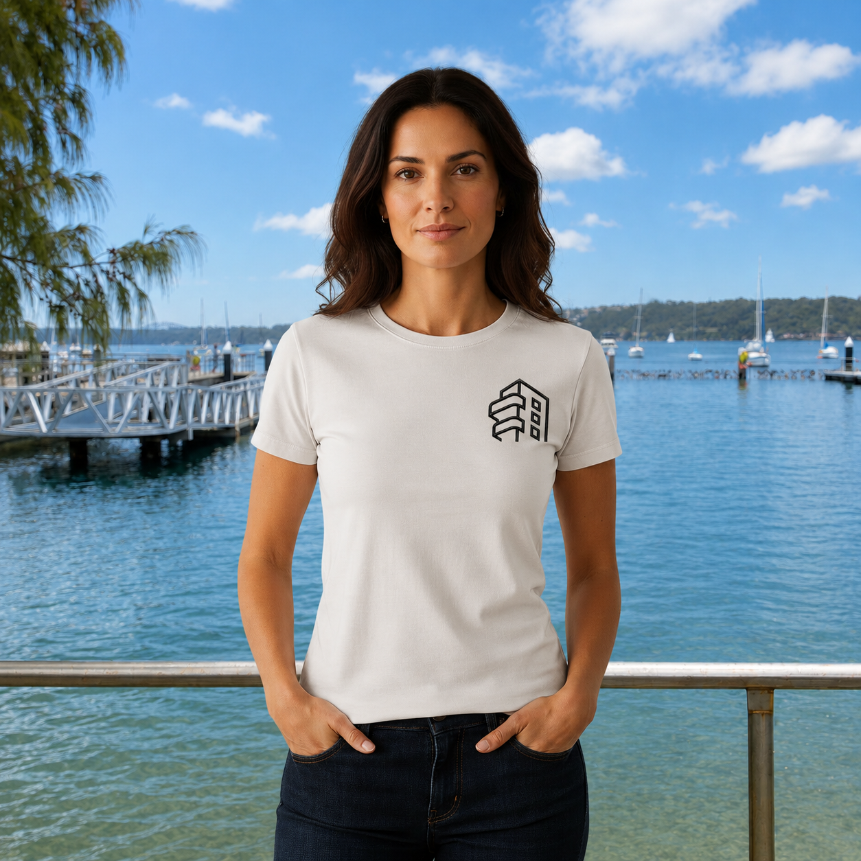 The White City Mark — Embroidered Tee