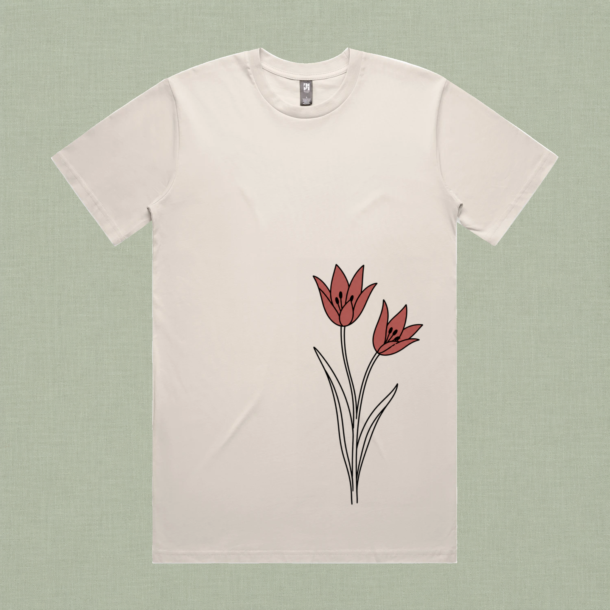 Wild Tulip Pair Tee