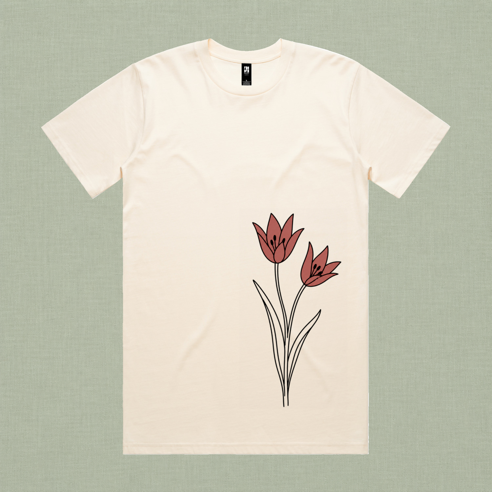 Wild Tulip Pair Tee