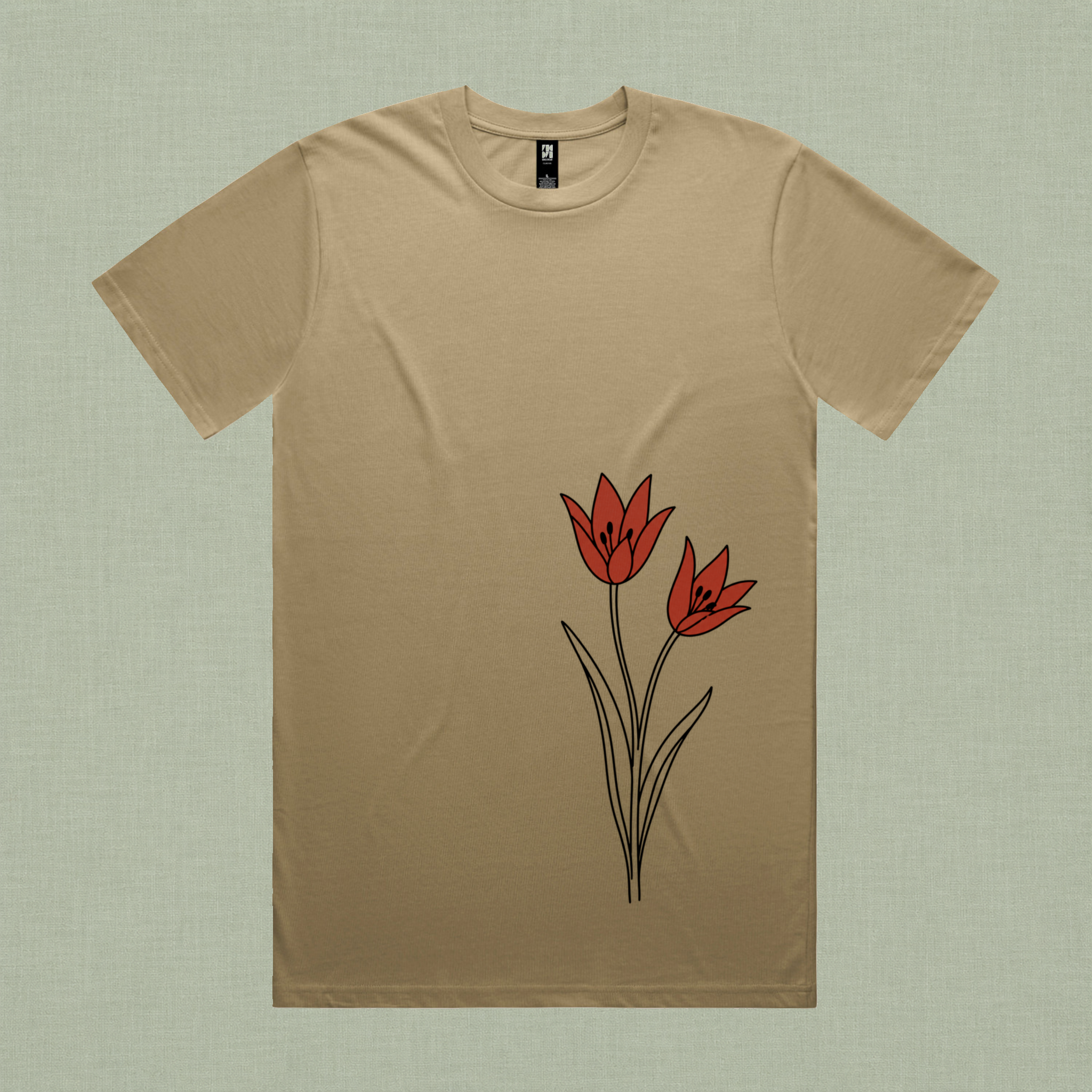 Wild Tulip Pair Tee